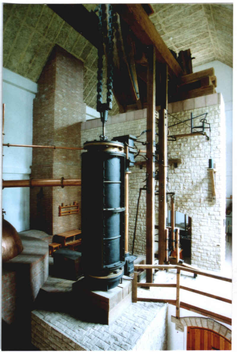 Dampfpumpe: Rekonstruktion im Museum