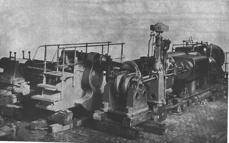 Walzenzug-Dampfmaschine: Werksbau