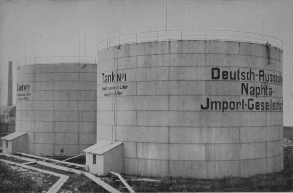 Deutsch-Russische Naphta-Import-Ges.: Petroleumbehälter
