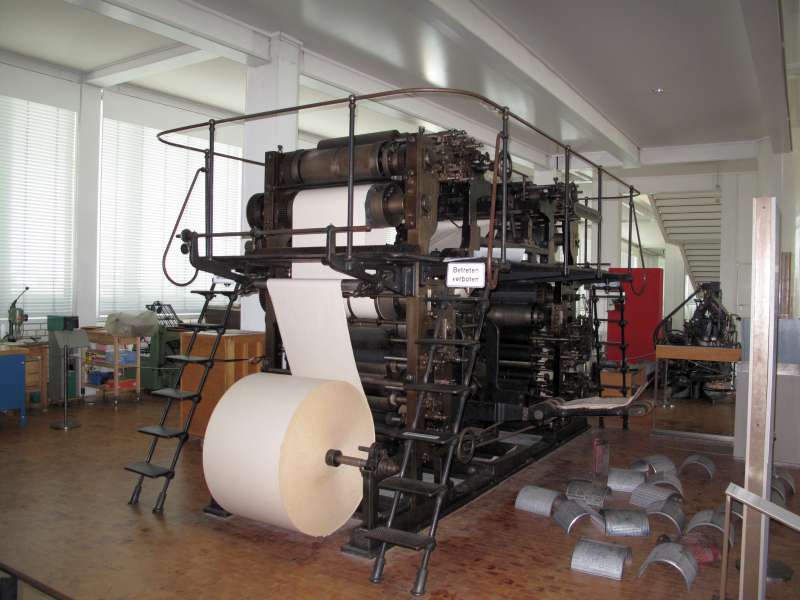 LTA Mannheim: Rotationsdruckmaschine