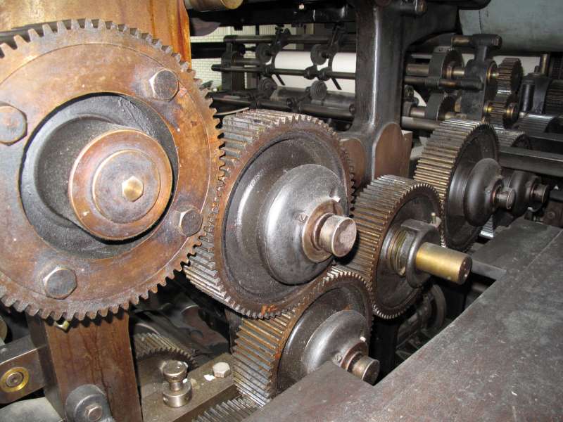 LTA Mannheim: Getriebe Rotationsmaschine