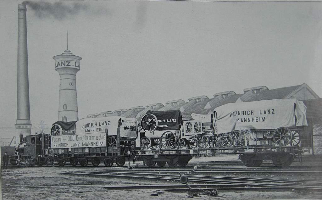 Versand der 10000. Dampfdreschmaschine (1905)