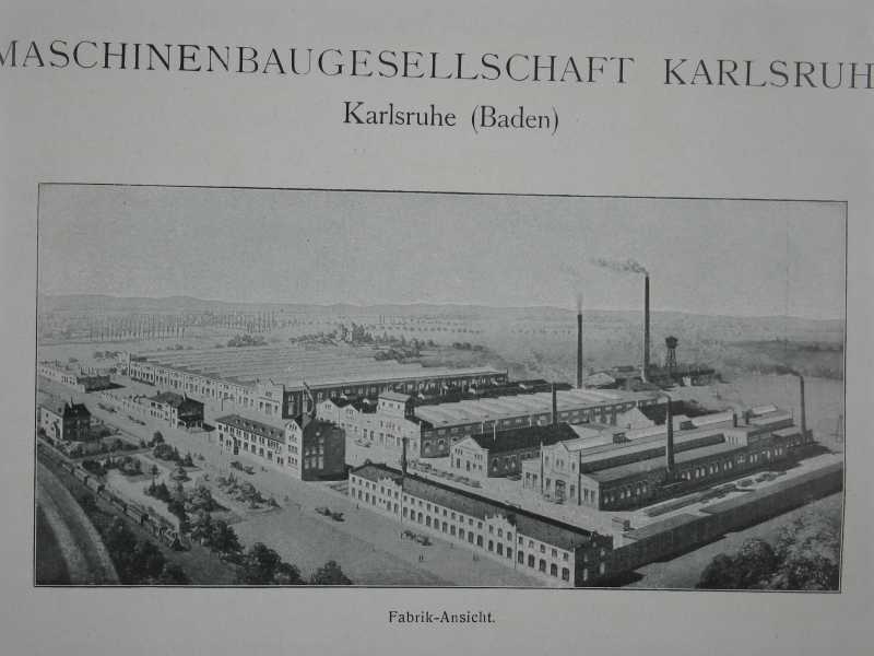 Maschinenbau-Ges. Karlsruhe: Gesamtansicht