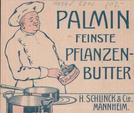 Notizblock mit Werbung für Palmin (um 1907)