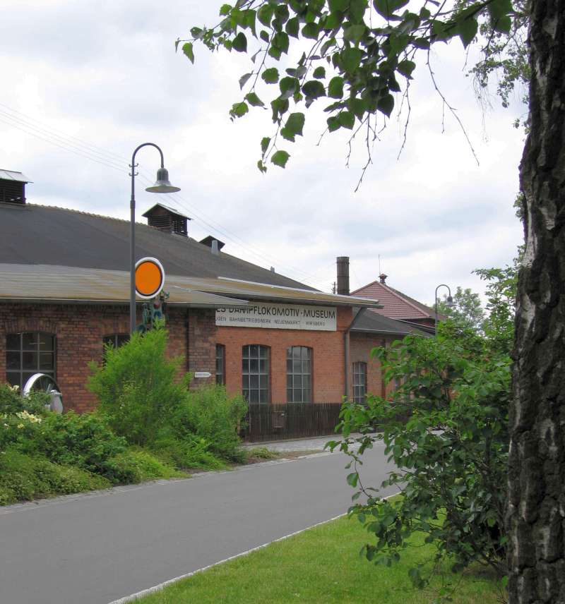 Deutsches Dampflokomotiv-Museum: Zufahrt