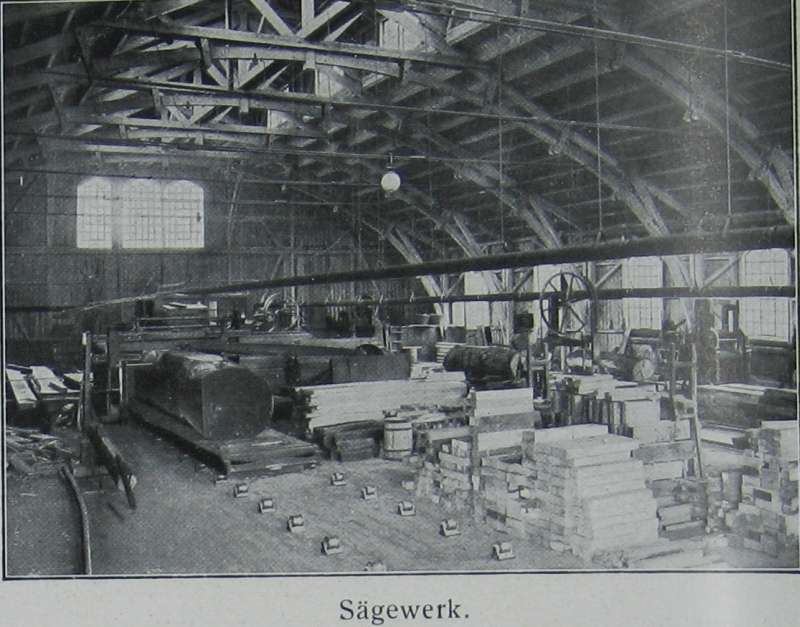 Waggonfabrik Gebrüder Gastell GmbH: Sägewerk