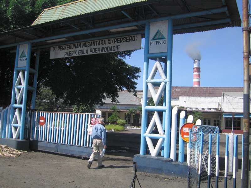 Pabrik Gula Poerwodadie: Eingang / Masuk pabrik