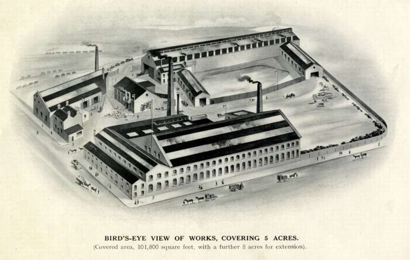 Peckett & Sons Ltd., Atlas Locomotive Works: Werksansicht