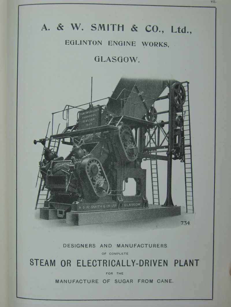 A. & W. Smith & Co., Eglinton Engine Works: Anzeige