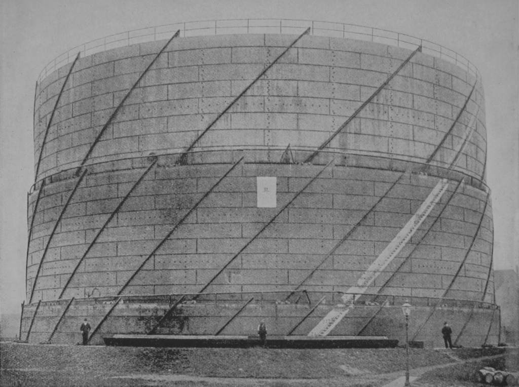 Teleskopgasbehälter Hamburg-Altona