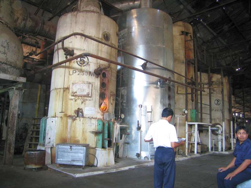 Pabrik Gula Wringinanom: Verdampfstation / Stasiun genguapan