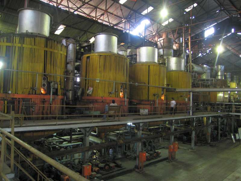 Pabrik Gula Meritjan: Verdampfstation / stasion penguapan