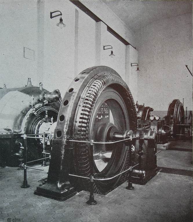 Niederdruckkrafthaus: Synchrongenerator, 650 kVA