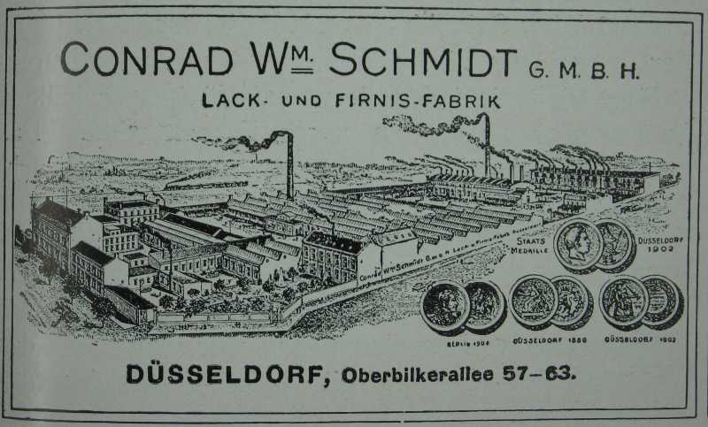 Conrad Wm. Schmidt GmbH: Werk Düsseldorf
