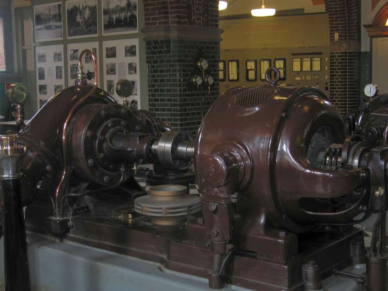 Vandteknisk Museum: elektr. Kreiselpumpe