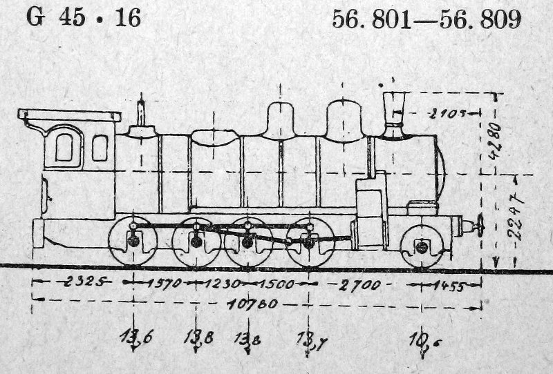 Skizze der G 4/5 H (1916') (Bayern) = 56.8 (DR)