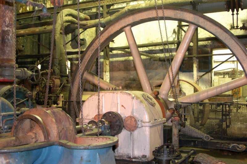 P.G. Tersana Baru: Dampfmaschine mit Getriebe und Pumpe