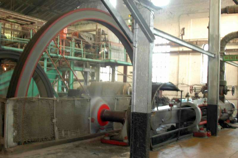 Dampfmaschine: Außenseite, Zylinder hinten rechts rechts