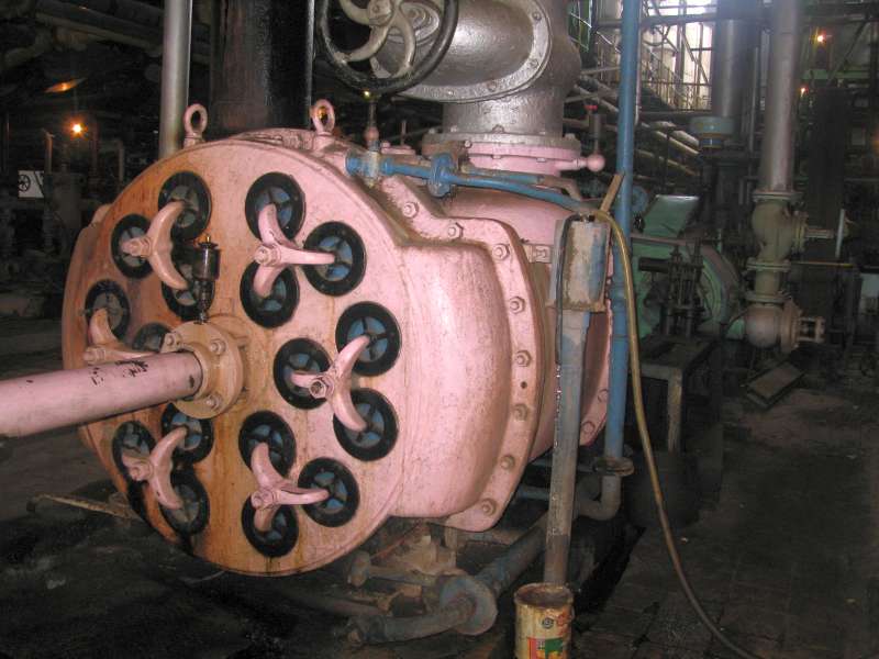 Dampfpumpe: Pumpzylinder-Deckelseite