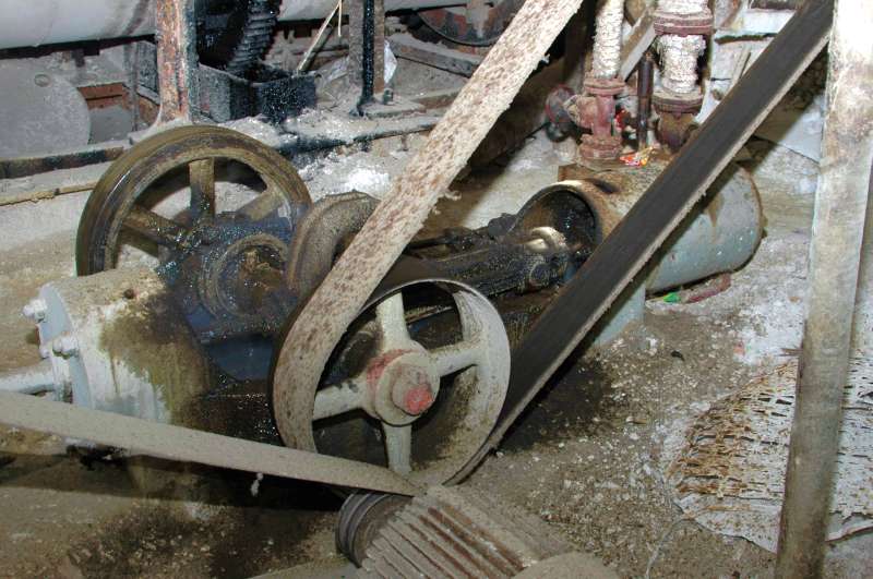 Dampfmaschine: Rahmenflansch für Pumpzylinder