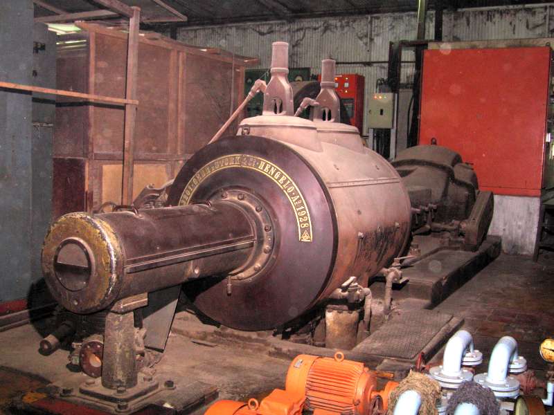 P.G. Tasik Madu: Dampfmaschine mit Gleichstromgenerator
