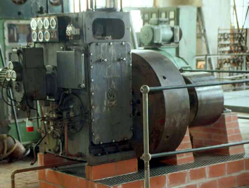 Dampfmotor Kraftwerk Hirschfelde