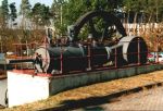 Dampfmaschine: Zylinder und Rahmen
