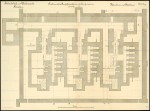 Fundamentplan des Kühlhauses (Draufsicht)