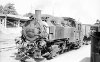 Dampflokomotive: 99 782, vor Rollwagenzug; Bf Ehrenfriedersdorf
