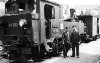 Dampflokomotive: 99 592 vor Zug; Bf Oberrittersgrün