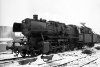 Dampflokomotive: 50 1770 im Schnee; Bw Münster