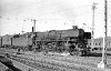 Dampflokomotive: 01 1091, vor Zug; Bf Münster Hbf