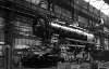 Dampflokomotive: 23 022, zerlegt; AW Trier Werkhalle