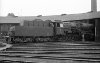 Dampflokomotive: 50 2185; Bw München Hbf vor Lokschuppen