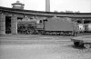 Dampflokomotive: 03 169; Bw Mönchengladbach vor Lokschuppen