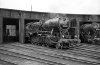 Dampflokomotive: 50 2699; Bw Duisburg Wedau vor Lokschuppen