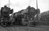 Dampflokomotive: 50 1740, neben 50 928; Bw Hamburg Harburg