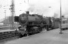 Dampflokomotive: 01 043, Anfahrt vor Zug; Bf Bremen Hbf