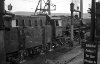 Dampflokomotive: 44 533 beim Wasser-Nehmen; Bw Ehrang