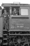 Dampflokomotive: 01 527, Führerstand; Bw Bebra
