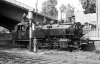 Dampflokomotive: 86 122, beim Wassernehmen; Bf Aue