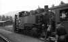 Dampflokomotive: 99 788, Lok wird gekuppelt; Bf Cranzahl