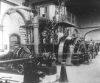 Dampfmaschine: Maschinenhaus mit Kolbendampfmaschinen