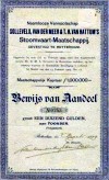 N.V. Solleveld, Van der Meer & T. H. van Hattum's Stoomvaart Maatschappij: Anteilsschein 1909