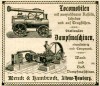 Menck & Hambrock, Maschinen- und Dampfkesselfabrik: Werbung für Lokomobile und Dampfmaschine