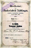 Zuckerfabrik Böblingen: Aktie (1863)