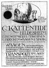 C. Kattentidt, Eisengießerei, Maschinen- und Brückenwaagenfabrik: Anzeige