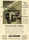 Allis-Chalmers Manufacturing Co.: Anzeige Steam Turbo Generators