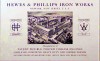 Hewes & Phillips Iron Works: Anzeige mit Werksabbildung