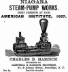 Niagara Steam Pump Works: Werbung 1870